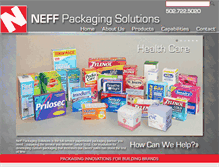 Tablet Screenshot of neffpackaging.com